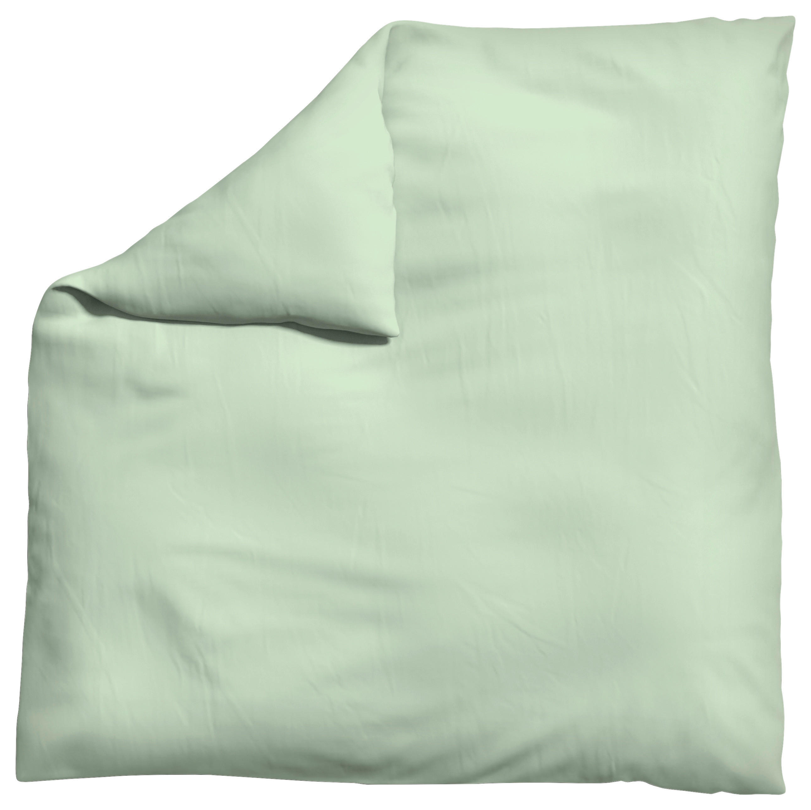 BETTDECKENBEZUG KNITTED JERSEY Jersey 200/200 cm  - Hellgrün, Basics, Textil (200/200cm) - Schlafgut