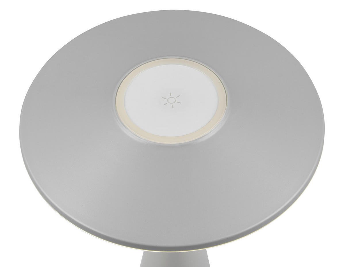 PUNJIVA STONA LAMPA - siva, Trendi, plastika (14/28,5cm)