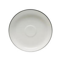 UNTERTASSE Oslo 13,7 cm  - Schwarz/Weiß, Design, Keramik (13,7cm) - Novel