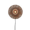 WANDLEUCHTE GOOD&MOJO  30/8/30 cm   - Schwarz/Naturfarben, Trend (30/8/30cm) - Good & Mojo