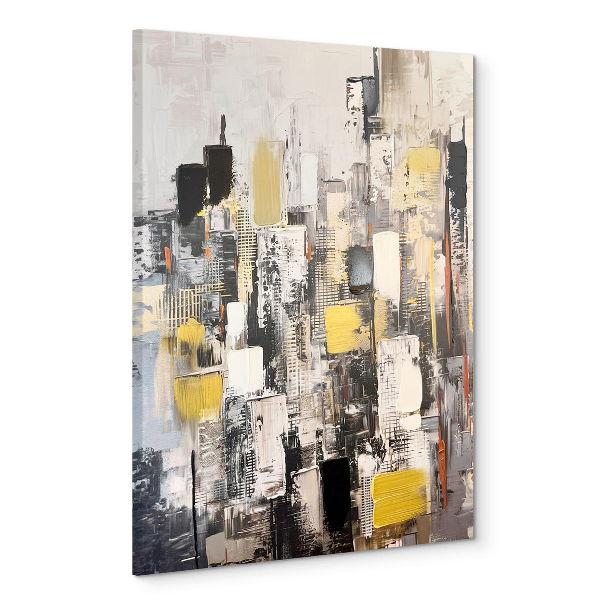 LEINWANDBILD Abstraktes 70/100 cm  - Multicolor, Basics, Holz/Textil (70/100cm)