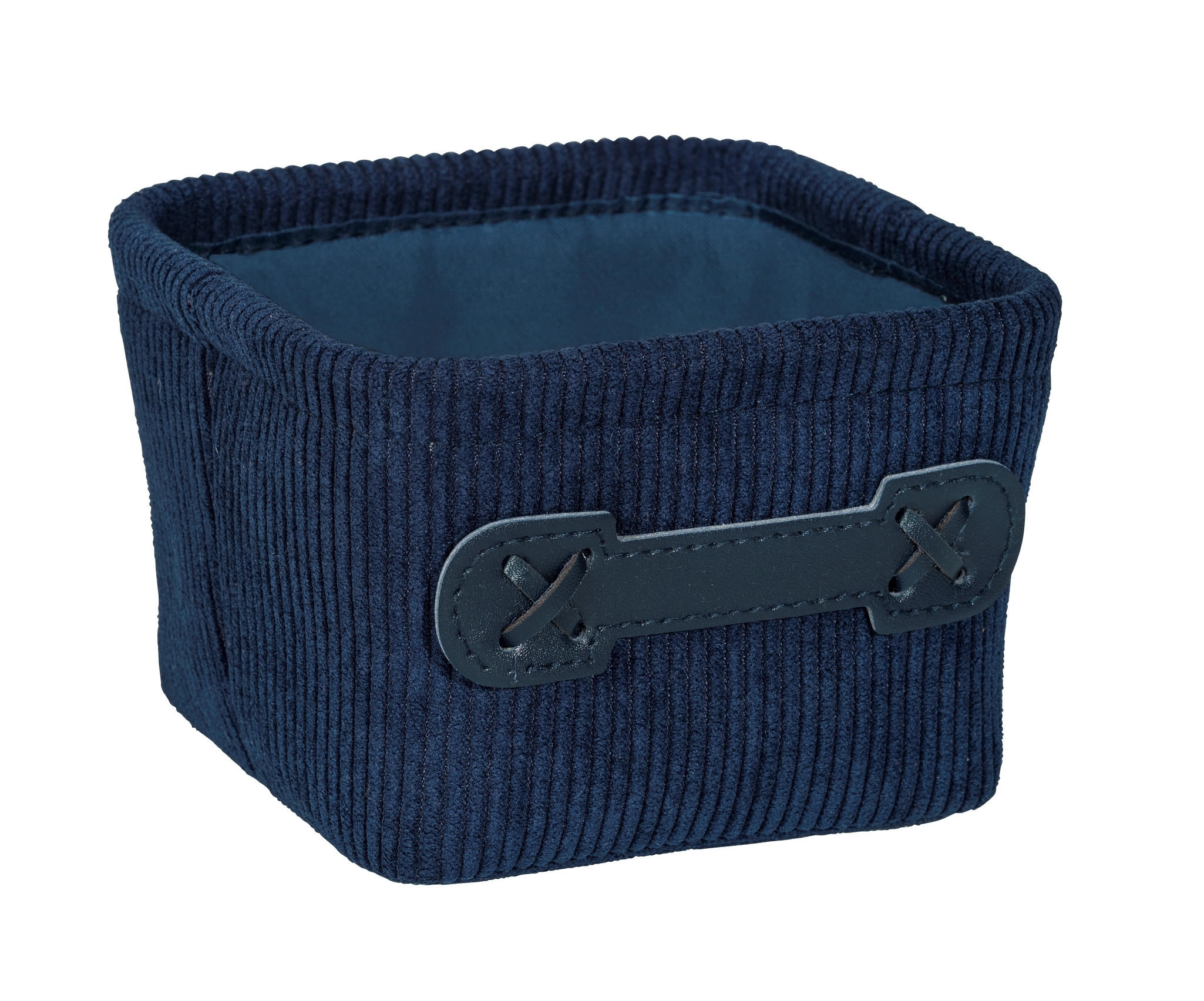 AUFBEWAHRUNGSKÖRBCHEN     - Dunkelblau, Basics, Textil (14/9/14cm) - Wenko