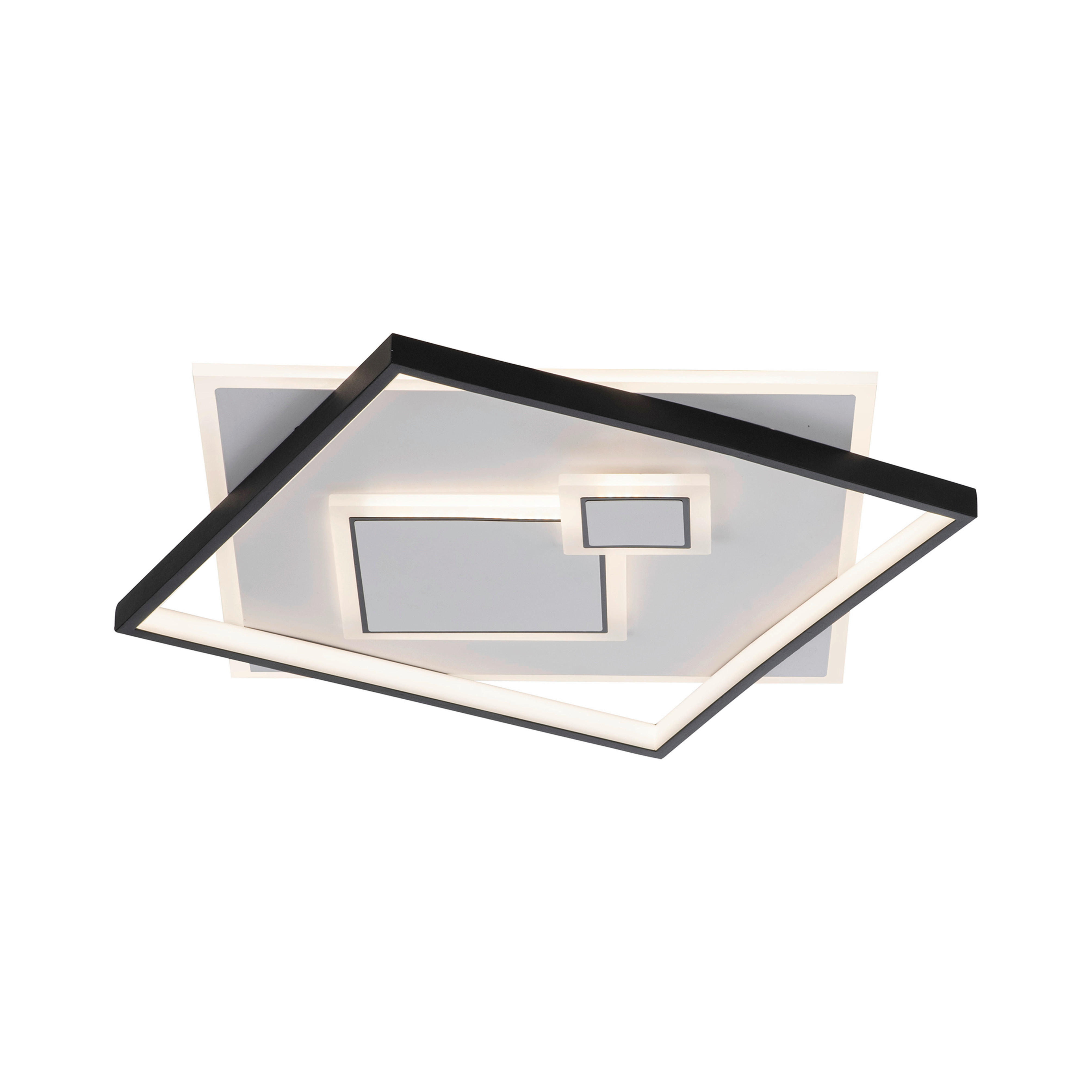 LED-DECKENLEUCHTE Mailak 57/57/6 cm   - Design, Kunststoff/Metall (57/57/6cm) - Paul Neuhaus