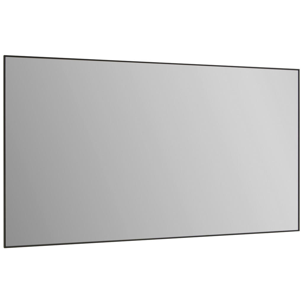 Thumbnail - Dieter Knoll Wandspiegel, Anthrazit, Glas, rechteckig, 138x77x3 cm, Goldenes M, Made in Germany, DGM-Klimapakt, waagrech...