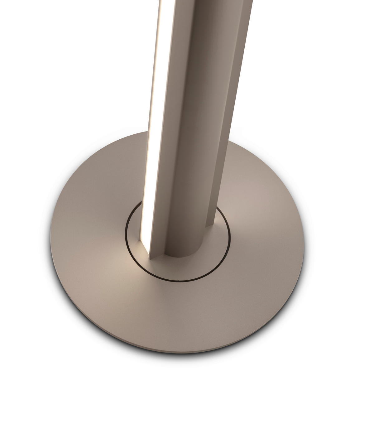 LED-STEHLEUCHTE 30/183 cm    - Weiß/Cappuccino, Design, Kunststoff/Metall (30/183cm) - Helestra