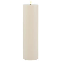 LED-KERZE 10/37,5 cm  - Creme, Basics, Kunststoff (10/37,5cm) - Ambia Home