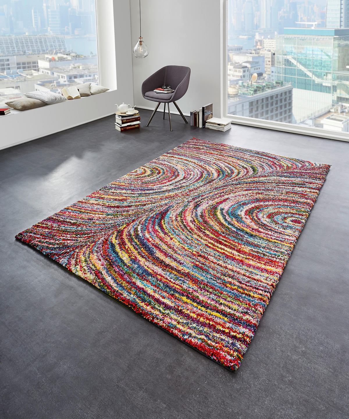 WEBTEPPICH 160/230 cm Sixteen Face Multicolor  - Multicolor, Trend, Textil (160/230cm) - Novel