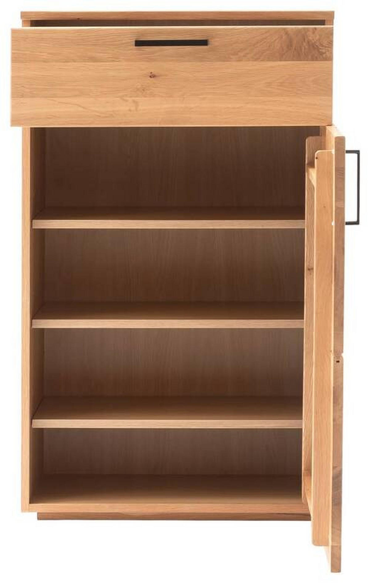 GARDEROBE 6-teilig  in 150/198/40 cm  - Eichefarben/Anthrazit, Natur, Holz/Holzwerkstoff (150/198/40cm)