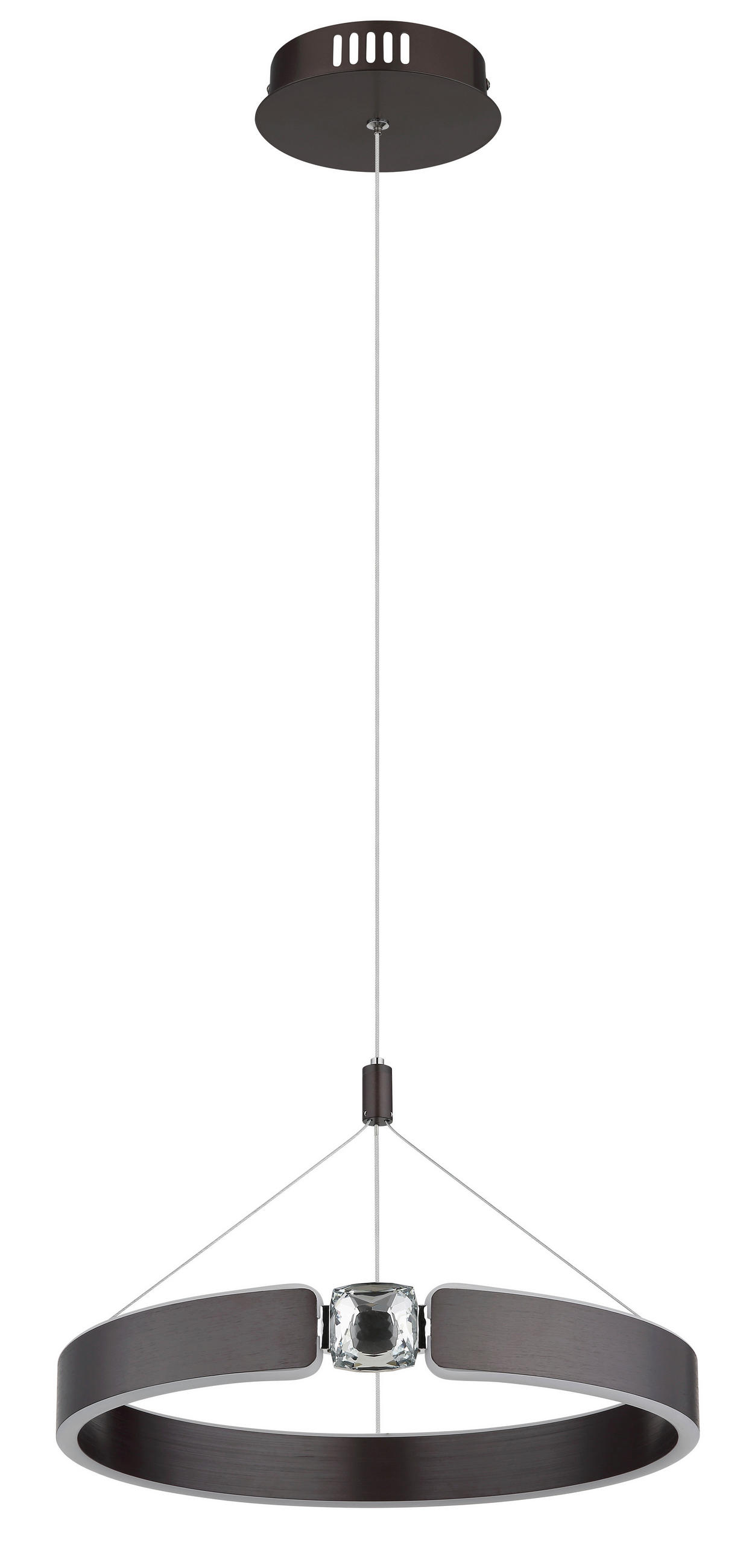 Globo Led-Hängeleuchte Hendricks Klar, Opal, Bronze 125 cm