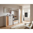 GARDEROBENPANEEL  in 90/116/29 cm  - Eichefarben/Weiß, Design, Holzwerkstoff (90/116/29cm) - Xora