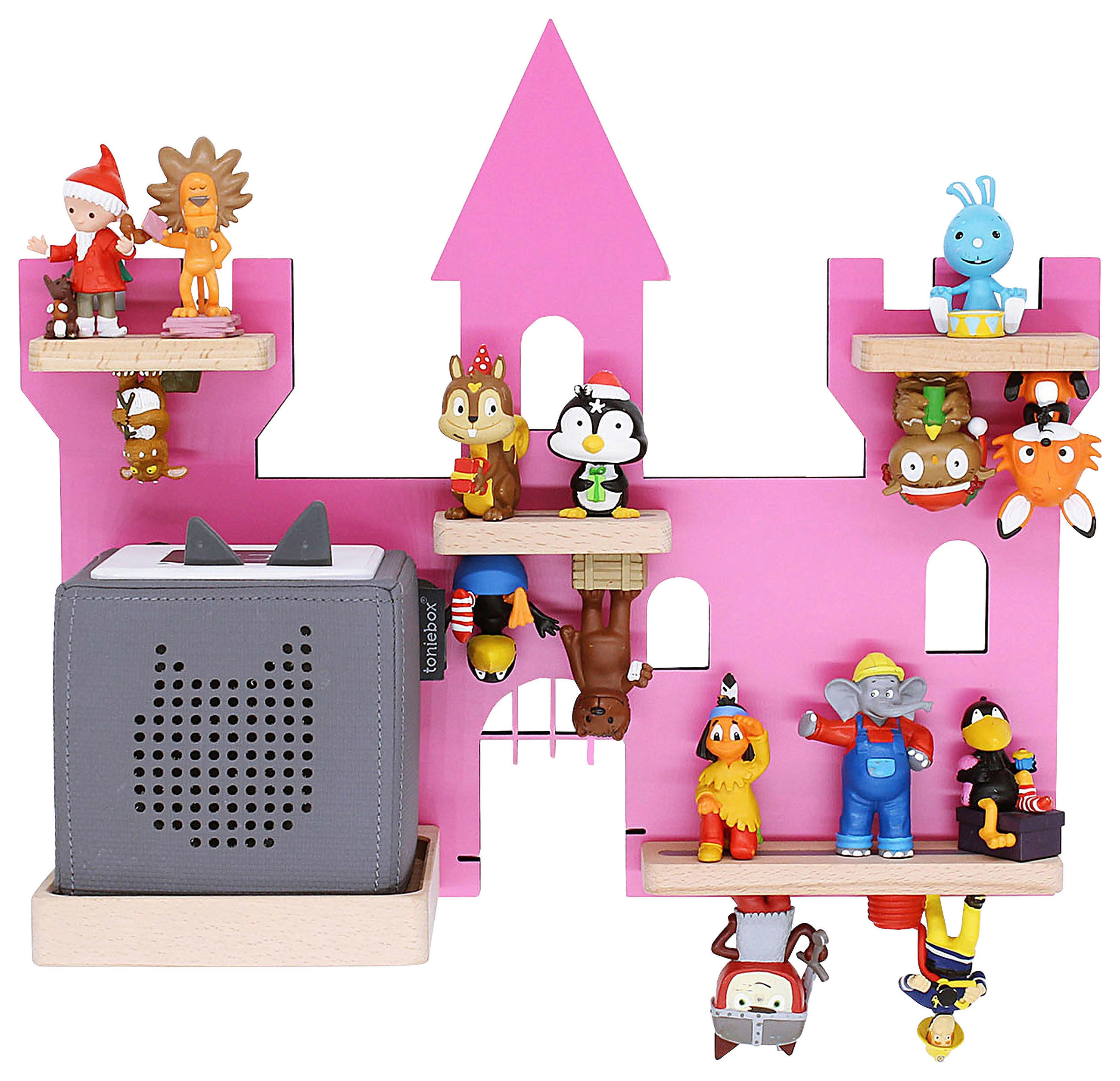 KINDERREGAL  - Pink, Modern, Holzwerkstoff (42/34/19cm) - MID.YOU