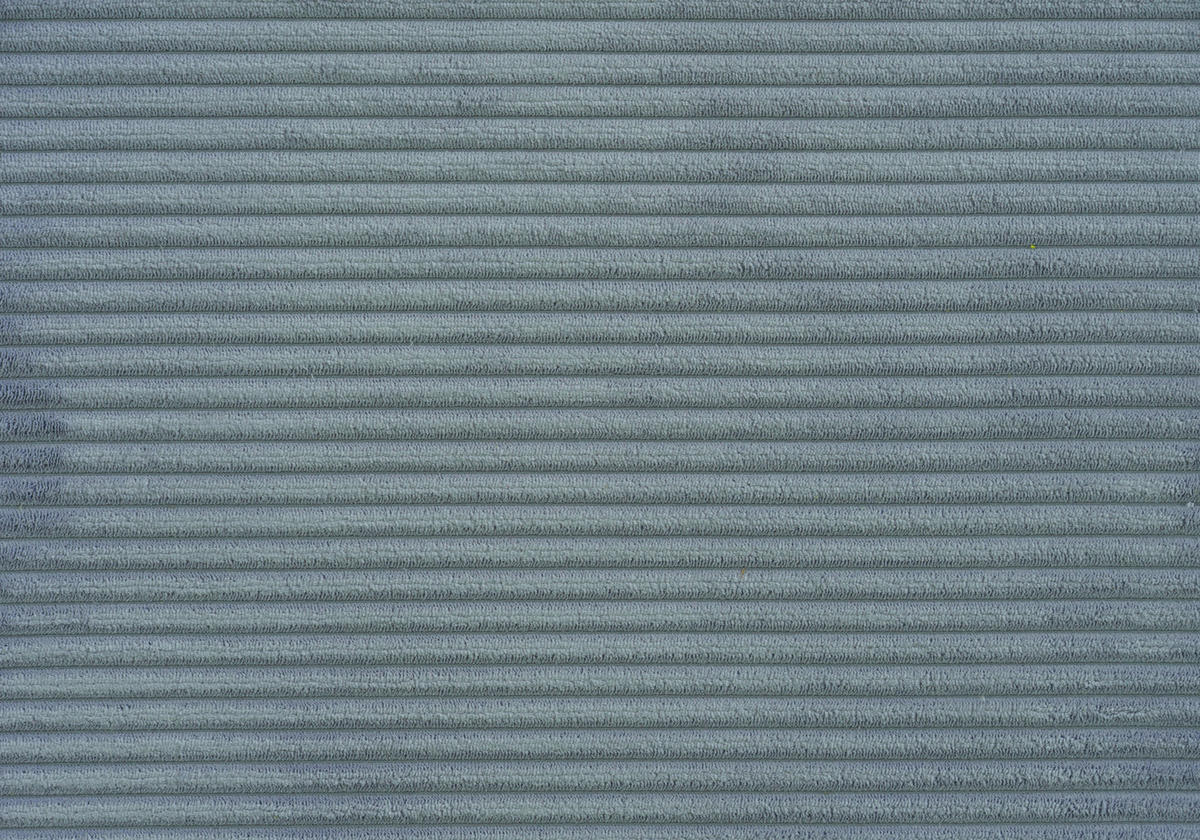 BIGSOFA in Cord Blaugrau  - Blaugrau/Schwarz, Design, Kunststoff/Textil (276/90/109cm) - Sit & More