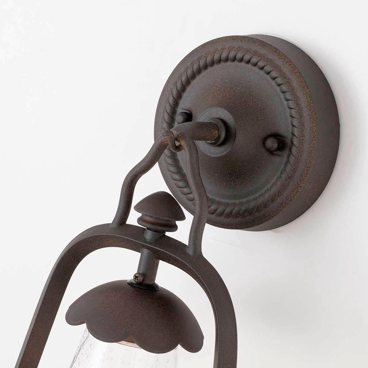 AUSSENWANDLEUCHTE - Dunkelbraun, Konventionell, Glas/Metall (42,5/20/14,8cm) - Elstead Lighting