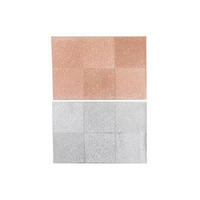 SUPORT DE FARFURIE 30/45 cm textil   - argintiu/auriu rose, Basics, textil (30/45cm)