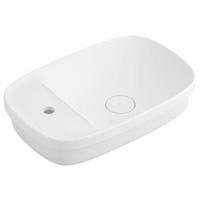 WASCHBECKEN  - Weiss, Basics, Stein (58/14,8/38cm) - Dieter Knoll