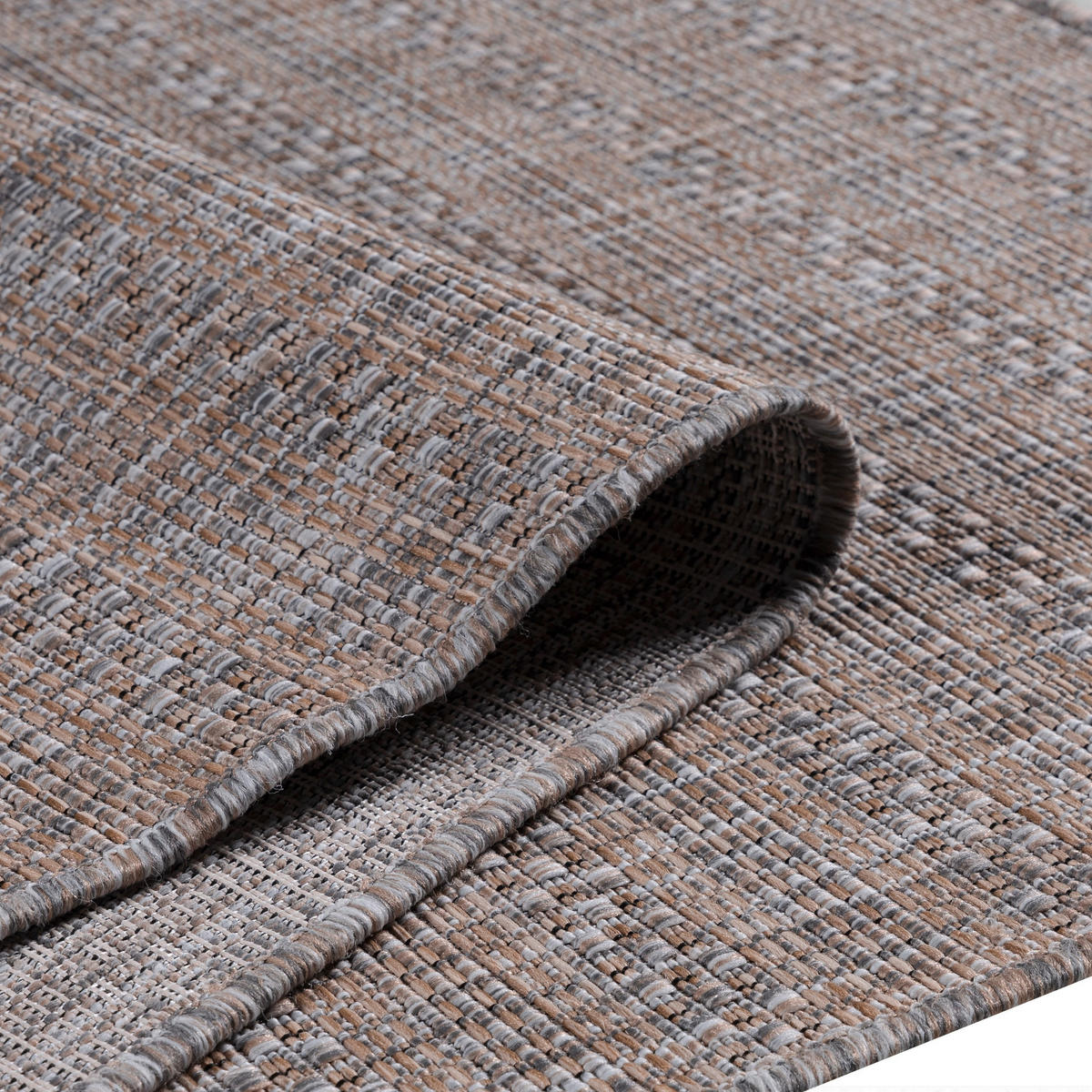 OUTDOORTEPPICH 140/200 cm Zagora Grau, Beige  - Beige/Grau, Basics, Textil (140/200cm) - Novel