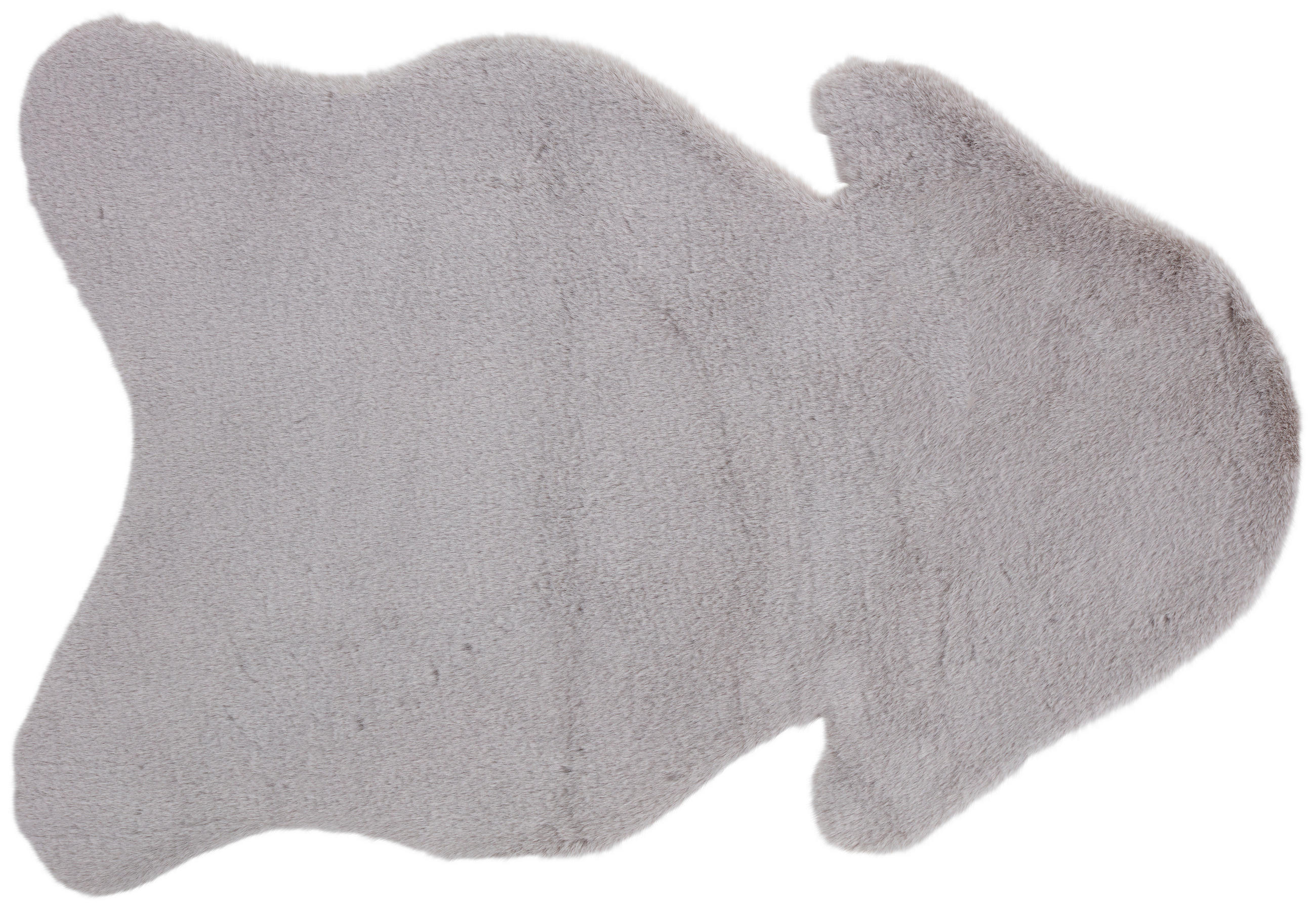 Kunstfell Elisabeth Grau 90x60 cm, Schaffelloptik