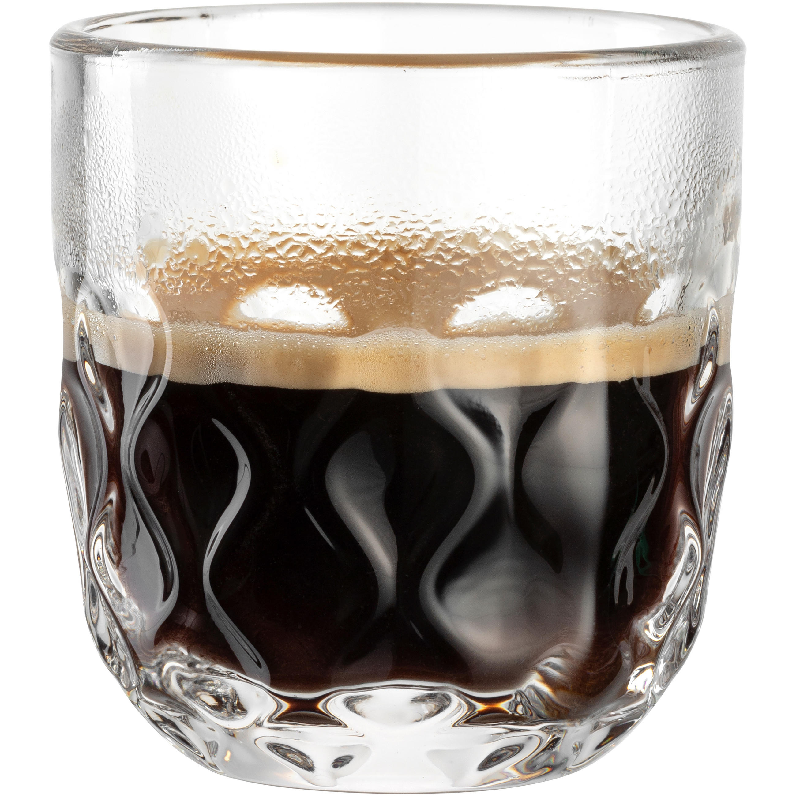 ESPRESSOGLAS GOCCE  - Klar, Design, Glas (5,2/5,6/5,2cm) - Leonardo