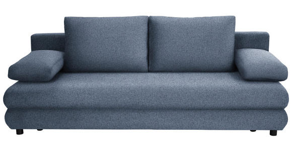 SCHLAFSOFA Taras  mit Stoffauswahl Webstoff Blau  - Blau/Schwarz, Design, Kunststoff/Textil (197/77/81cm) - Xora