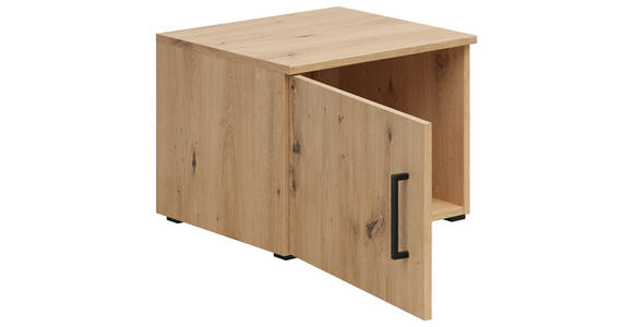 AUFSATZSCHRANK 45/35/40 cm  - Schwarz/Eiche Artisan, MODERN, Holzwerkstoff/Kunststoff (45/35/40cm) - Carryhome