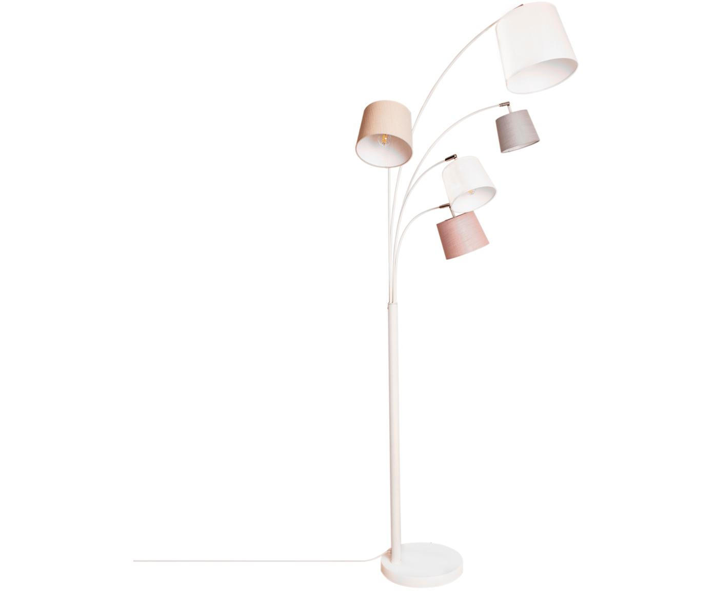 By-Rydens STOJACIA LAMPA, 200 cm - biela, svetlosivá, béžová