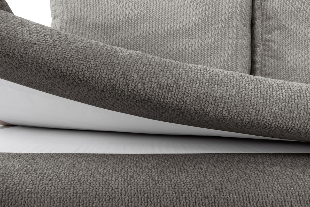 SCHLAFSOFA - Dunkelgrau/Schwarz, KONVENTIONELL, Kunststoff/Textil (195/93/83cm) - Carryhome