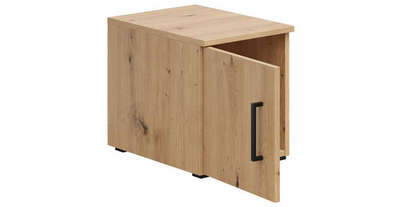 AUFSATZSCHRANK 30/35/40 cm  - Schwarz/Eiche Artisan, MODERN, Holzwerkstoff/Kunststoff (30/35/40cm) - Carryhome