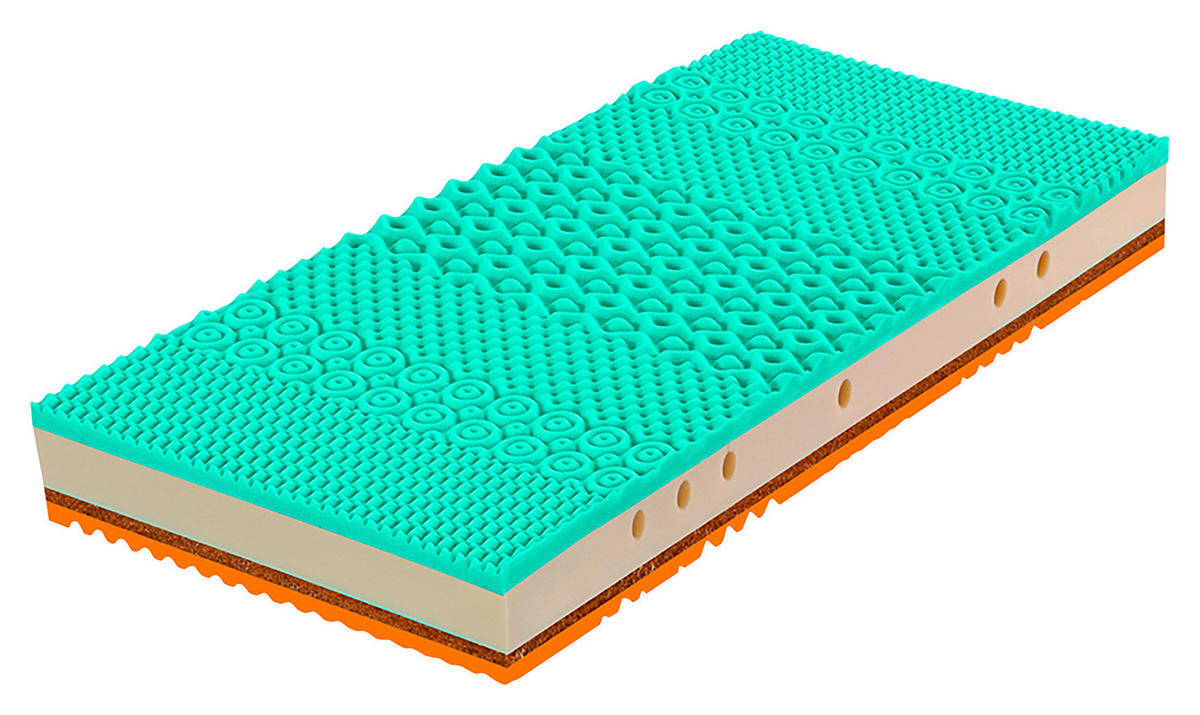 MATRACE, 90/200 cm - bílá, Basics, textil (90/200cm) - Novel