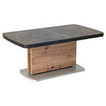 COUCHTISCH 110-180/63/53-72 cm rechteckig Anthrazit, Grau, Wildeiche  - Wildeiche/Anthrazit, KONVENTIONELL, Holzwerkstoff (110-180/63/53-72cm) - Venda