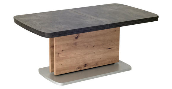 COUCHTISCH 110-180/63/53-72 cm rechteckig Anthrazit, Grau, Wildeiche  - Wildeiche/Anthrazit, KONVENTIONELL, Holzwerkstoff (110-180/63/53-72cm) - Venda