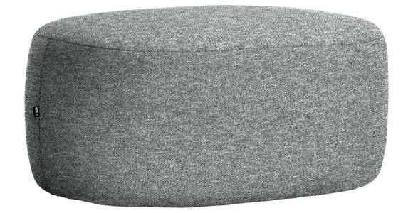 HOCKER in Textil Olivgrün - Schwarz/Olivgrün, MODERN, Kunststoff/Textil (88/43/66cm) - Hom`in