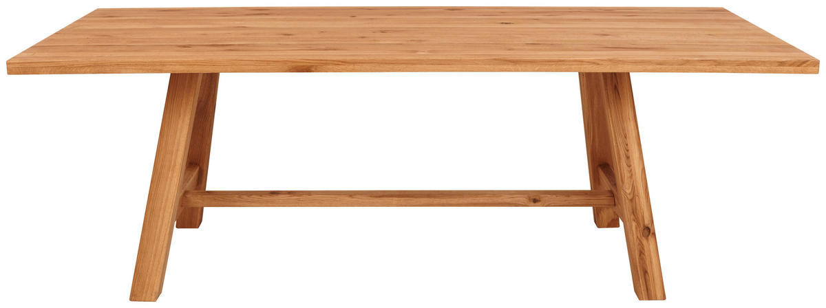 ESSTISCH Wildeiche massiv rechteckig Wildeiche  - Wildeiche, ROMANTIK / LANDHAUS, Holz (220/100/75cm) - Linea Natura