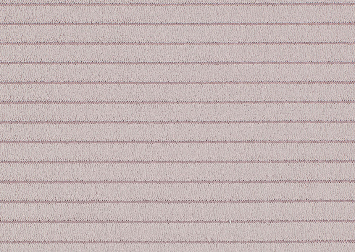 ECKSOFA Rosa Cord  - Schwarz/Rosa, KONVENTIONELL, Textil/Metall (173/280cm) - Hom`in