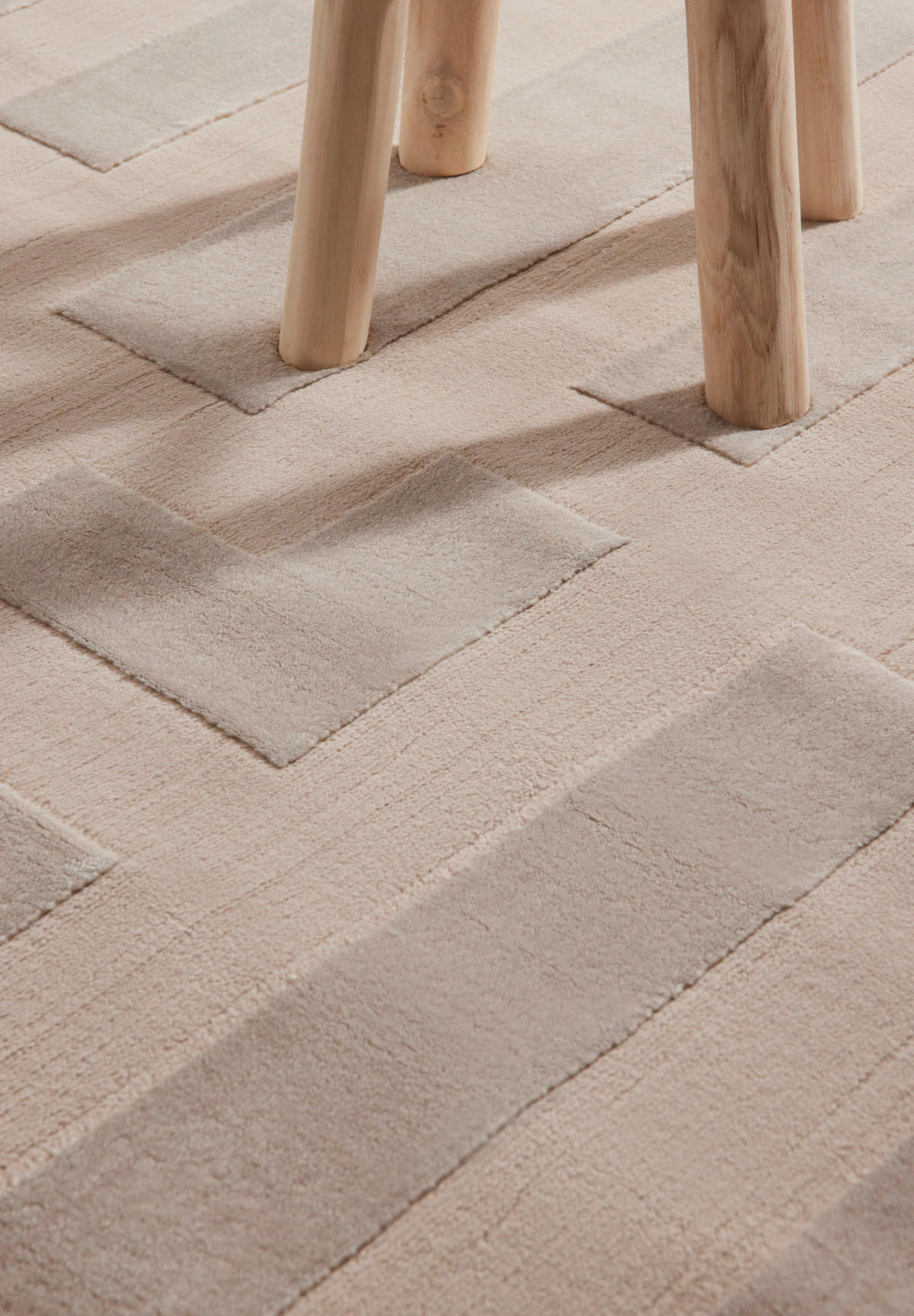 WEBTEPPICH 160/235 cm Perles Creme, Beige rechteckig  - Beige/Creme, Design, Kunststoff (160/235cm) - Elle Decoration