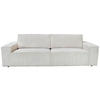 3-SITZER-SOFA Cord Naturfarben  - Schwarz/Naturfarben, KONVENTIONELL, Kunststoff/Textil (248/76/95cm) - Carryhome