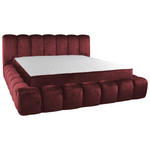 POLSTERBETT Bettkasten Bordeaux 180/200 cm  - Bordeaux/Schwarz, Trend, Kunststoff/Textil (180/200cm) - Esposa