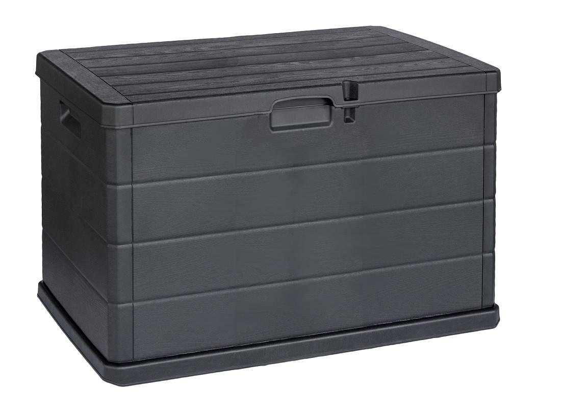 KISSENBOX  - Anthrazit, Basics, Kunststoff (79/55/52cm)