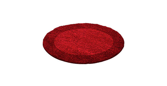 HOCHFLORTEPPICH 120 cm Life 1503 Rot, Hellrot  - Hellrot/Rot, KONVENTIONELL, Textil (120cm) - Novel