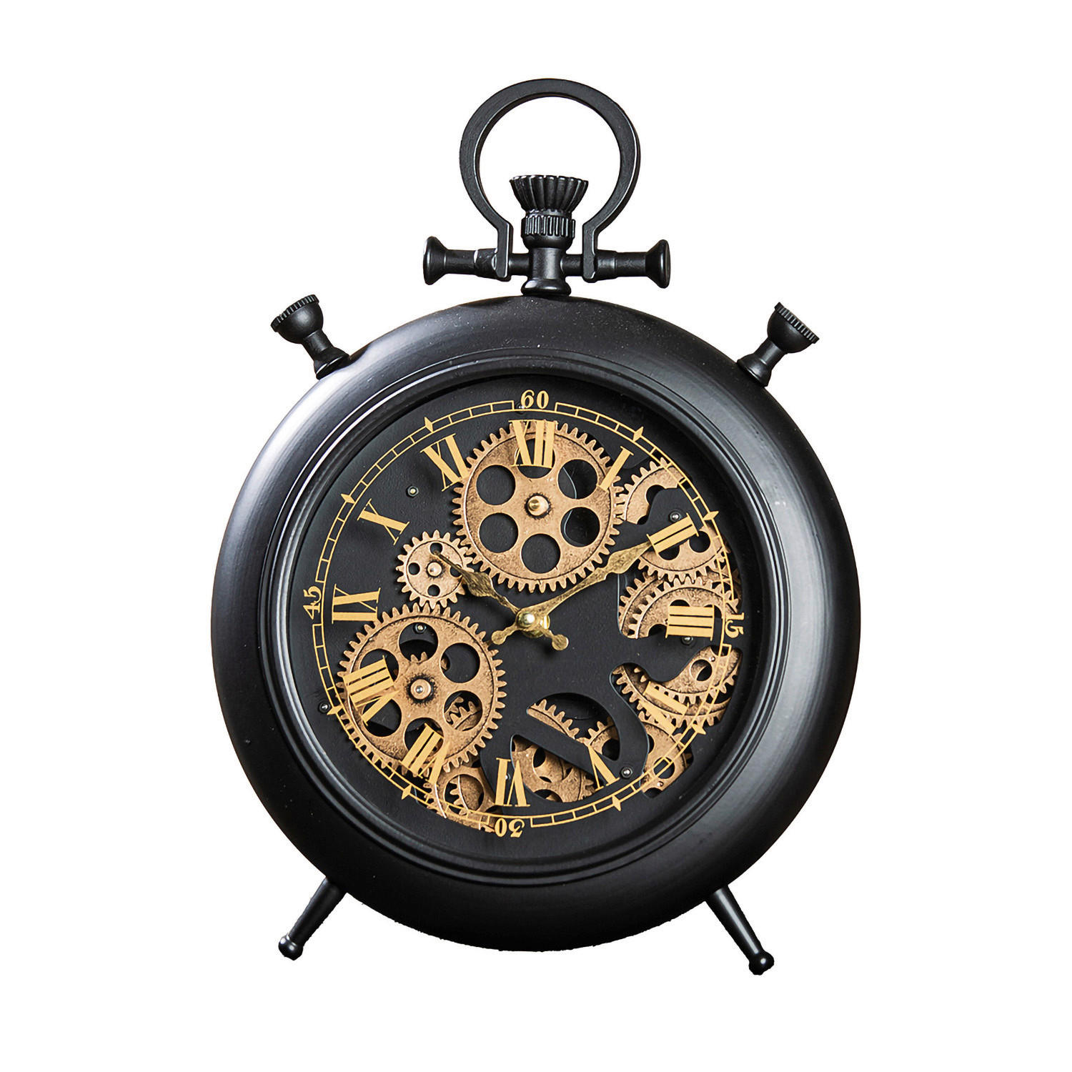 WANDUHR  Schwarz  - Schwarz, LIFESTYLE, Kunststoff/Metall (29/38/6cm)