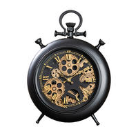 WANDUHR  Schwarz  - Schwarz, LIFESTYLE, Kunststoff/Metall (29/38/6cm)