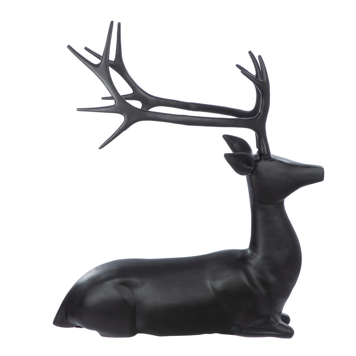 DEKOHIRSCH - Schwarz, Basics, Metall (64/83/41cm)