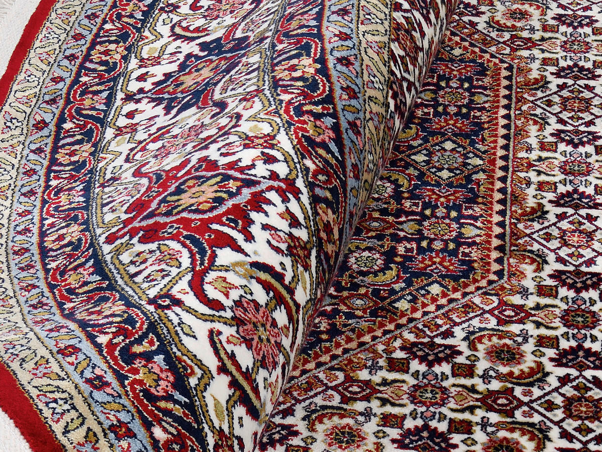 TEPPICH 240 cm Mithras Bidjar Braun, Creme, Rot  - Rot/Creme, Basics, Textil (240cm) - Novel