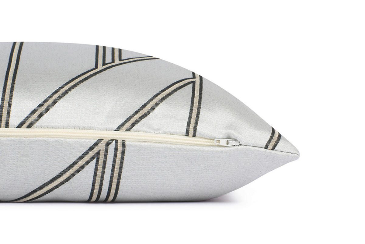 KISSENHÜLLE Elian 38/58 cm  - Anthrazit/Beige, KONVENTIONELL, Textil (38/58cm) - Schöner Wohnen