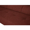 ECKSOFA in Chenille Rostfarben  205/280 cm  - Rostfarben/Schwarz, Design, Textil/Metall (205/280cm) - Xora