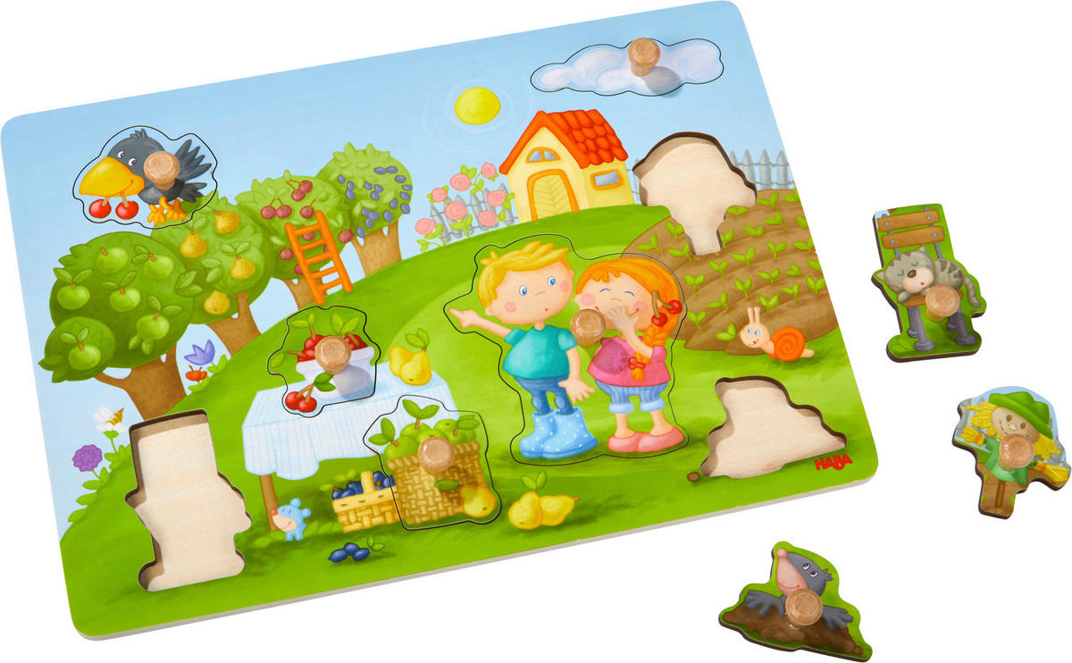 PUZZLE - Multicolor, Basics, Holz/Metall (30/21cm) - Haba