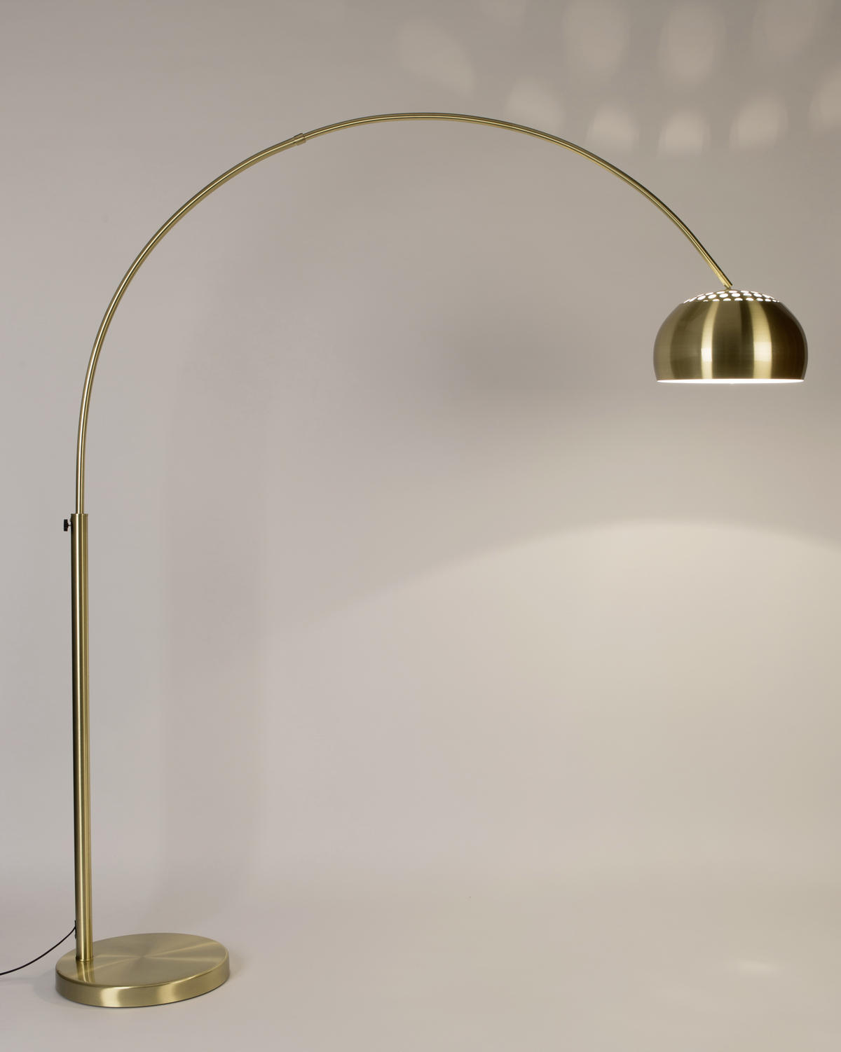 BOGENLEUCHTE  170/205 cm   - Goldfarben, Design, Metall (170/205cm) - Zuiver