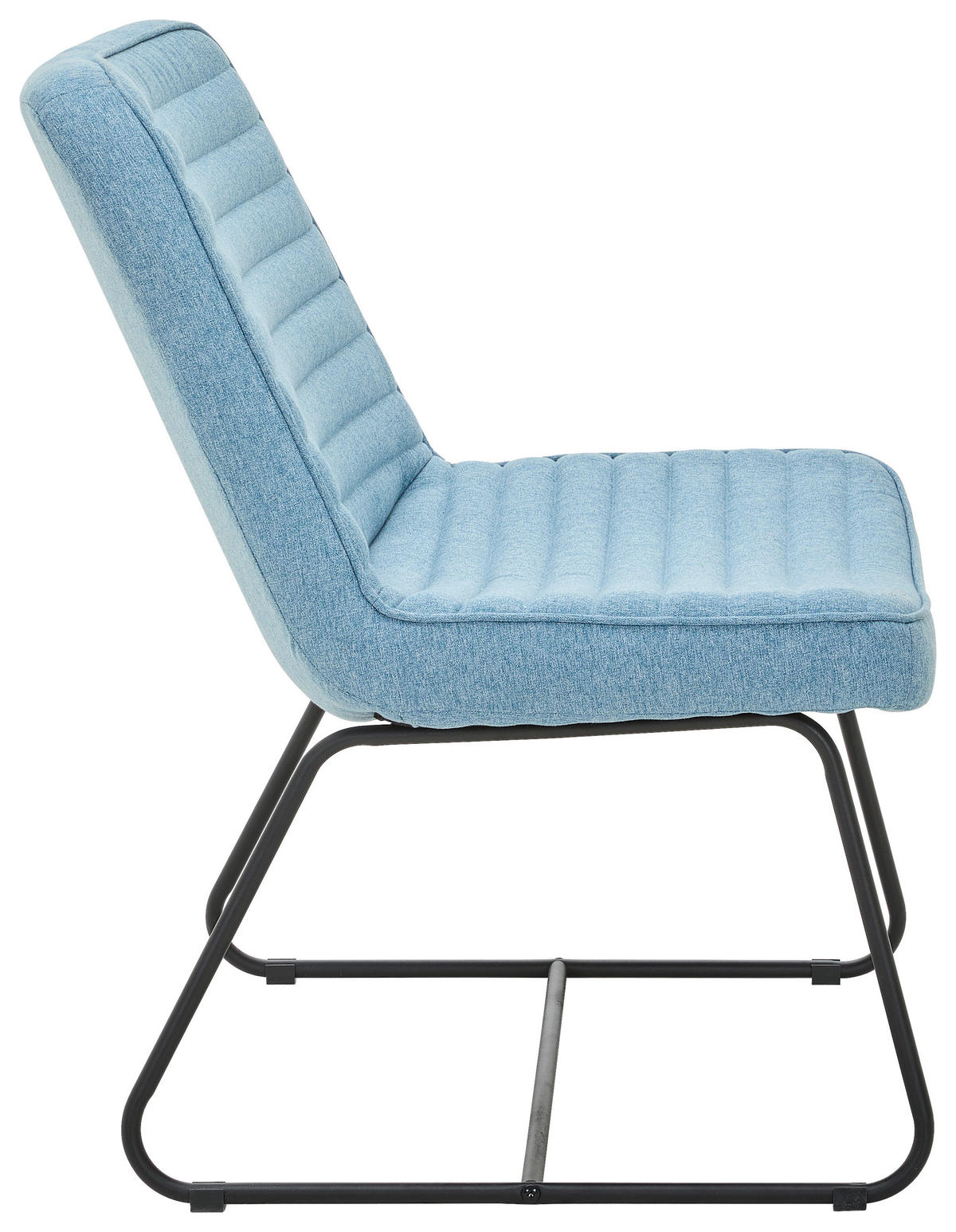 KŘESLO, textil, modrá - modrá/černá, Moderní, kov/textil (66/85/69cm) - P & B