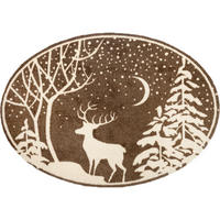 FUßMATTE 60/85 cm wash+dry  - Cognac/Beige, ROMANTIK / LANDHAUS, Kunststoff/Textil (60/85cm) - wash+dry