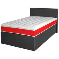 BOXSPRING KREVET 120/200 cm     crna  - crna, Design, drvni materijal/tekstil (120/200cm) - Xora