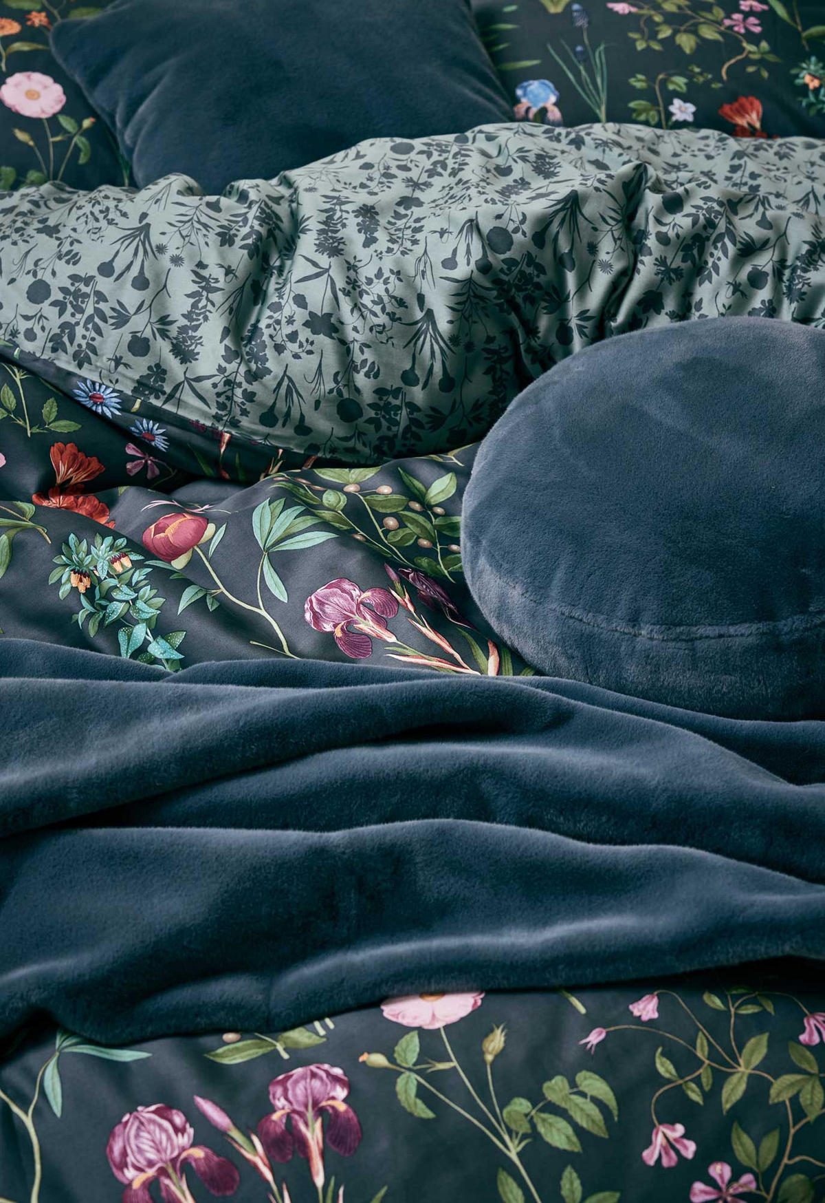 POSTELJNINA MARIGOLD 135/200 cm saten siva  - siva, Konvencionalno, tekstil (135/200cm) - Essenza